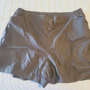 Lane Bryant Black Cotton Shorts Size 22/24